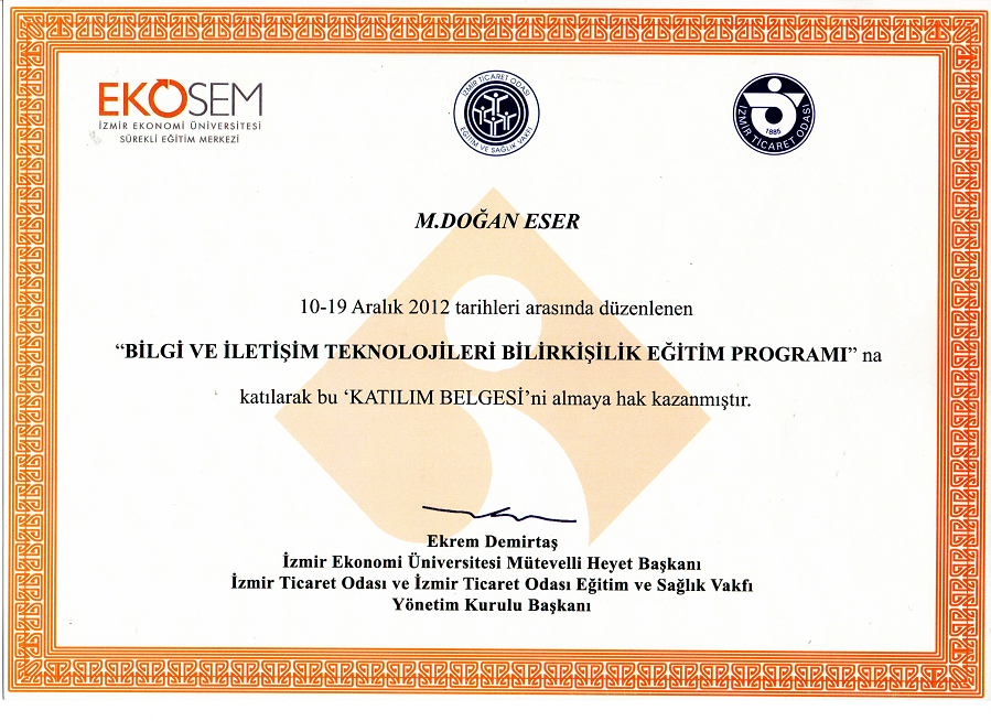 Bilirkişi Belgesi